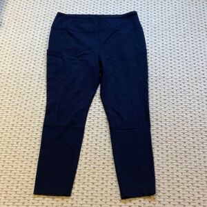 T By TALBOTS Blue Leggings Ankle-Length